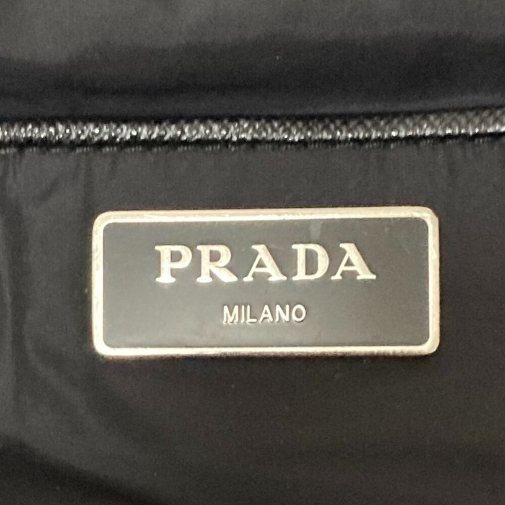 Prada Leopard Pattern Tote Beige Black - image 9